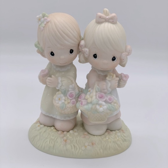 PRECIOUS MOMENTS TO MY FOREVER FRIEND PORCELAIN FIGURINE - Picture 1 of 3